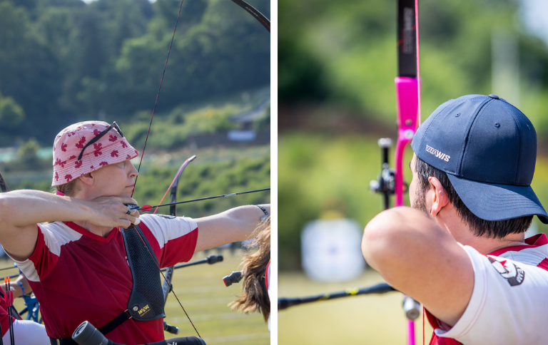 Barrett and Peters shoot qualification rounds in Korea