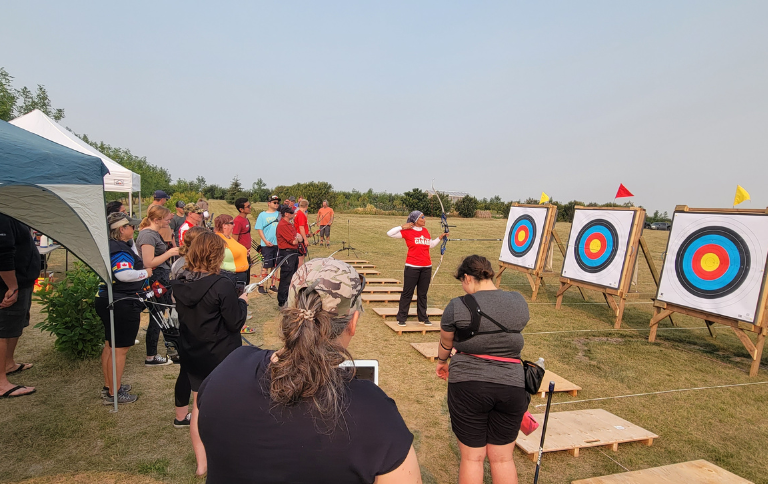 Archery Alberta hosts Soha Mahmoud at recurve camp