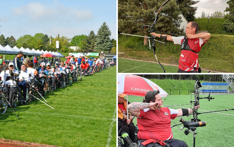 Canadian training camp and qualification rounds kick off Para-Archery European Cup