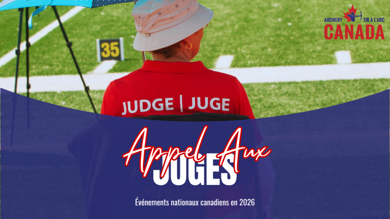 Appel à candidatures pour les juges des événements nationaux 2026